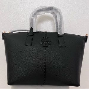 Tory Burch McGraw Top-Zip Satchel Price Firm